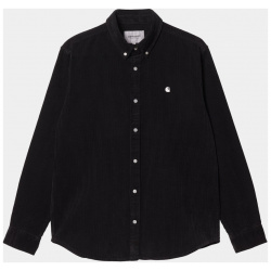 Рубашка CARHARTT WIP L/S Madison Cord Shirt Black / Wax 2023 4064958087540 