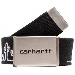 Ремень CARHARTT WIP Monument Clip Belt Black/Wax 4064958438137 