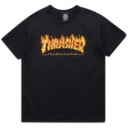 Футболка THRASHER Inferno T Shirt Black 2000000777825 