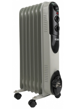 Бытовой масляный радиатор Ресанта ОМПТ 7Н (7 секций  мощность 1500 Вт)