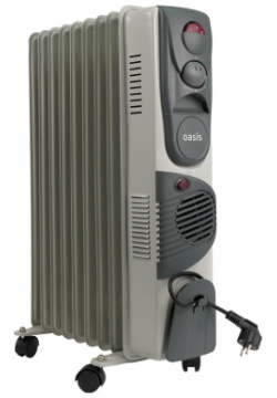 Масляный электрообогреватель с терморегулятором Oasis BB 20Т (9 секций  2000 вт площадь обогрева 20 кв м )