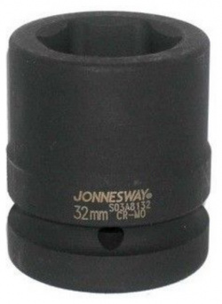 Головка торцевая ударная Jonnesway S03A8132 (посадочный квадрат 1 дюйм  размер 32мм длина 60 мм материал хром)
