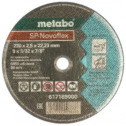 Отрезной круг по нержавеющей стали Metabo SP Novorapid 617169000 (230x2 5x22 2 мм)  99999999 99