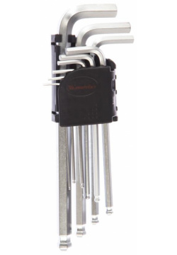 Набор ключей Matrix 11233 NEX (9шт  1 5 10 мм удлиненные сатин с шаром) 9шт удлин