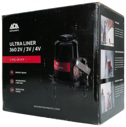 Лазерный уровень Ada ULTRALINER 360 4V А00469 (с красным лучом  6 линий функция авто выравнивания)