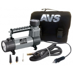 Автомобильный компрессор AVS Turbo KS350L с фонарем 