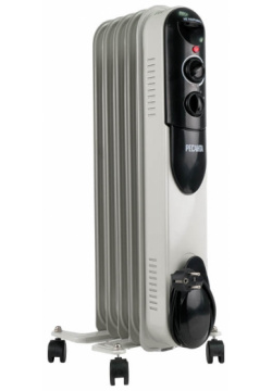 Масляный радиатор Ресанта ОМПТ 5Н (5 секций  мощность 1000 Вт)
