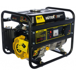 Генератор на бензине Huter HT1000L (двигатель 163 см3  1кВт ручной запуск) HT 1000L 64/1/2
