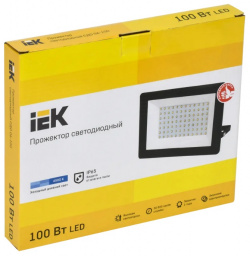 Светодиодный прожектор уличный IEK СДО 06 100 (IP65  6500K Вт) ИЭК 100I P65 LPDO601