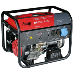 Бензиновый генератор для дома Fubag BS 7500 A ES (7 кВт  топливный расход 2 8 л/ч число фаз: 1)