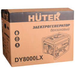 Портативный бензиновый электрогенератор Huter DY8000LX (электростартер)  DY 8000 LX