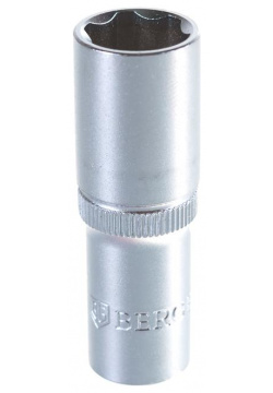 6 гранная удлиненная торцевая головка Berger BG 14SD12 SuperLock (1/4"  размер 12 мм) удл 1/4" гра