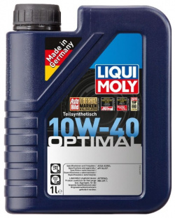 Масло моторное полусинтетическое Optimal 10W 40 3929  1 л LIQUI MOLY 40SL/SF 1л П