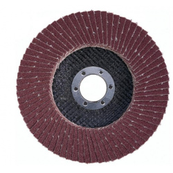 Лепестковый торцевой круг Атака 150 P50 (коричневый) 
