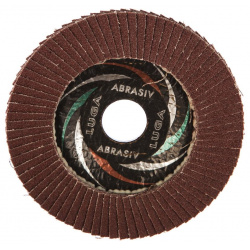 Лепестковый торцевой круг Луга Абразив Р80 (115x22 мм)  КЛТ 2312