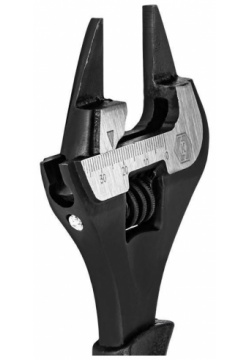 Ключ разводной Кобальт 798 072 (200 мм  с тонкими подвижными губками максимальный размер зева 24 мм)