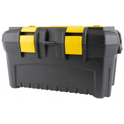 Ящик для инструментов и приборов САТУРН 19 5" (размер 490х290х270 мм  металлический замок желтая крышка) BLOCKER