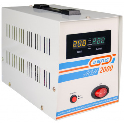 Стабилизатор напряжения Энергия АСН 2000 Е0101 0113 (однофазный  точность 92% способ установки напольный) с цифр дисплеем Е010