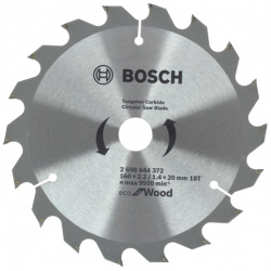 Пильный диск Bosch ECO WOOD 2 608 644 372 (160x20 мм)