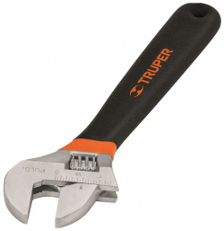 Ключ разводной Truper PET 8X 15510  15/16" хромированный кованная высокоуглеродистая сталь