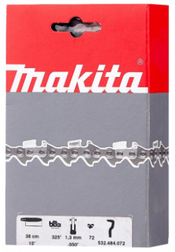 Цепь Makita 95VPX 532484072 (45 см/18"  0 325" 1 3 мм 72 зв )
