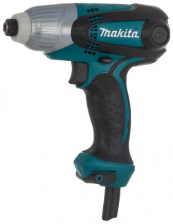 Сетевой ударный винтоверт Makita TD0101 (бытовой  макс 3200 ударов/мин крутящий момент 100 нм мощность 230 вт)