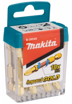 Набор насадок Makita Impact Gold B 39540 PZ  50 мм E form (MZ) Биты XTT
