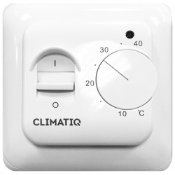 Терморегулятор механический Climatiq BT (белый) 20616 
