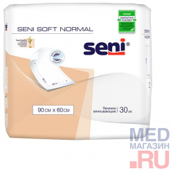 Пеленки гигиенические Seni Soft Normal 60 x см (30 шт/уп) 