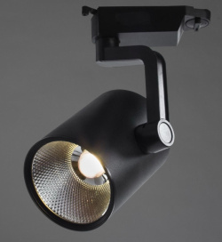 Однофазный LED светильник 10W 4000К для трека Arte Lamp Traccia A2310PL 1BK