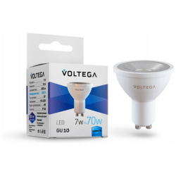Светодиодная лампа GU10 7W 4000К (белый) Simple Voltega 7061 