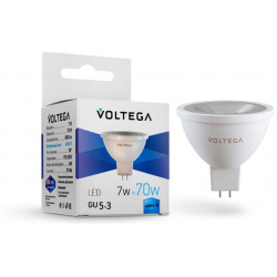 Светодиодная лампа GU5 3 7W 4000К (белый) Simple Voltega 7063 