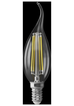 Филаметная светодиодная лампа Е14 6 5W 4000К (белый) Crystal Voltega 7133 