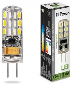 Лампа светодиодная Feron LB 420 G4 2W 4000K 25448 