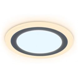 Встраиваемый точечный светильник с подсветкой Ambrella light Downlight DCR373 