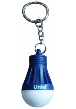 Светодиодный фонарь брелок на батарейках 1LED Uniel Стандарт S KL023 T BLUE (UL 00004093) 