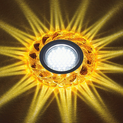 Встраиваемый светильник с LED подсветкой Fametto Luciole DLS L147 Gu5 3 Glassy/Gold (UL 00003897)