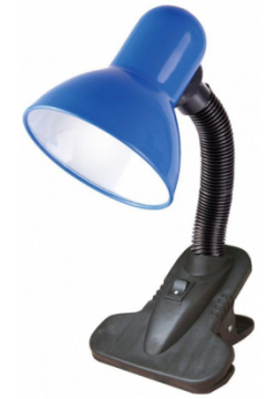 Настольная лампа на прищепке Uniel TLI 206 Blue (02462)  E27