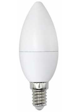 Лампа светодиодная E14 9W 4000K(дневной свет) матовая Volpe Norma LED C37 9W/NW/E14/FR/NR картон (UL 00003803) 