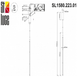 Подвесной светодиодный светильник ST Luce Ralio SL1580 223 01