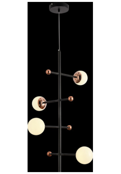 Подвесной светодиодный светильник Natali Kovaltseva Loft LED LAMPS 81338 GOLD BLACK 