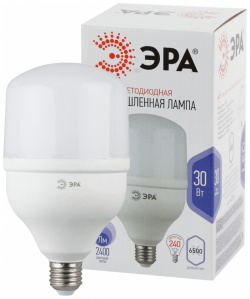 Лампа светодиодная ЭРА E27 30W 6500K матовая LED POWER T100 6500 Б0027004
