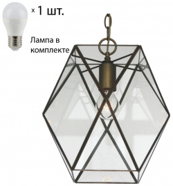 Подвесной светильник с лампочкой Favourite Shatir 1628 1P+Lamps E27 P45 
