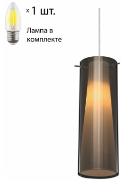 Подвесной светильник с лампочкой Velante 229 106 01+Lamps E27 Свеча 