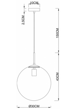 Подвесной светильник Arte Lamp Volare A1562SP 1PB