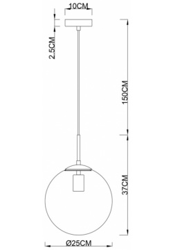 Подвесной светильник Arte Lamp Volare A1925SP 1CC
