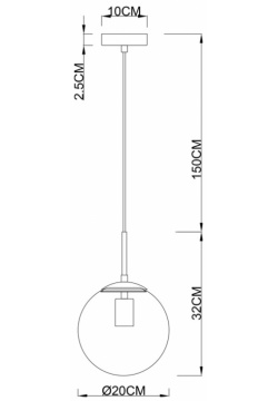 Подвесной светильник Arte Lamp Volare A1920SP 1CC