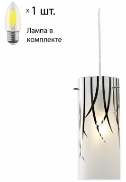 Подвесной светильник с лампочкой Velante 776 106 01+Lamps E27 Свеча 