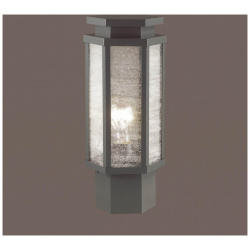 Уличный светильник с лампочкой Odeon 4048/1B+Lamps