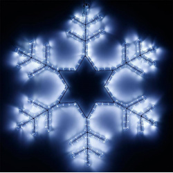 Светодиодная фигура Снежинка холодный свет Ardecoled ARD Snowflake M3 920X920 432Led White (25307) 25307 